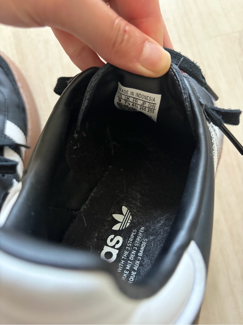 adidas Samba Platform Black White Gum Women's Sneakers - Picture 7 of 10